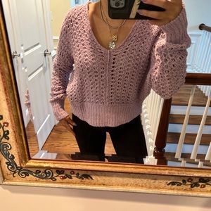 Purple, Free People sweater